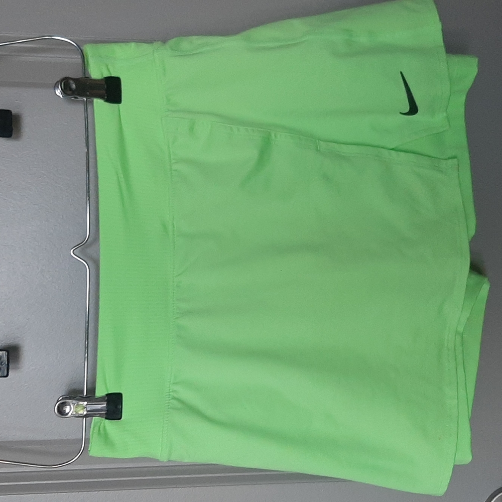 Neon Green Nike Tennis Skirt